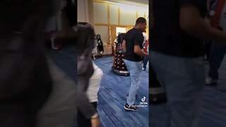 💃 #DALEK ON THE #DANCEFLOOR #LETSGETITSTARTED #DOCTORWHO #TBCC #DALEKHAL 🕺 #SUBSCRIBE #SHORTS