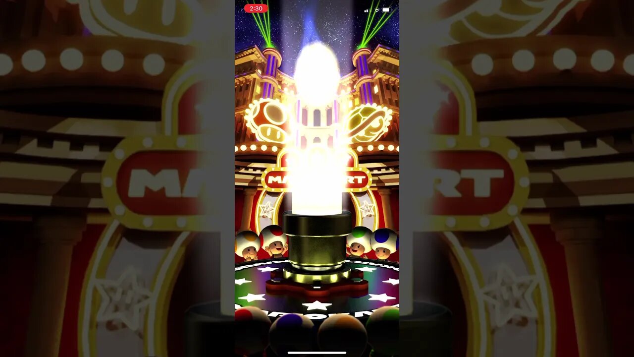Mario Kart Tour - Fire 10 (45 Rubies) Sydney Pipe 2 Openings