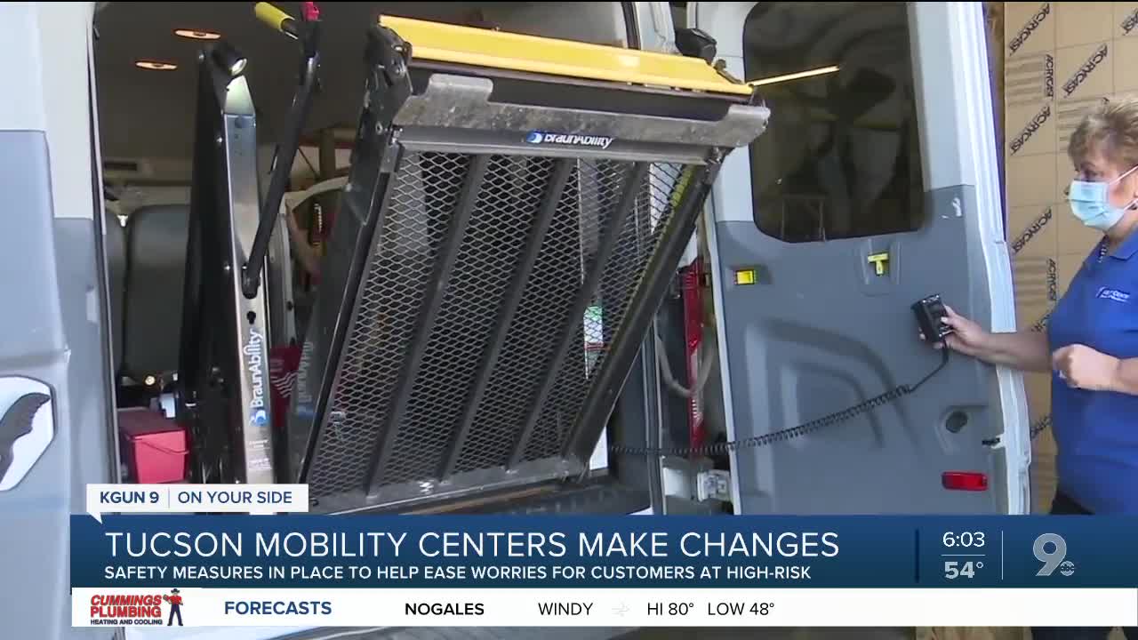 Tucson mobility company makes changes to transportation vans for high-risk customers