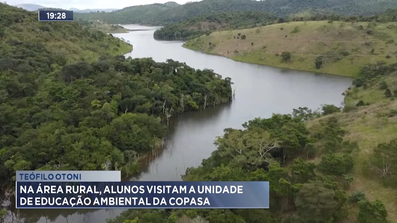 Teófilo Otoni: Na Área Rural, Alunos Visitam a Unidade de Educação Ambiental da Copasa.