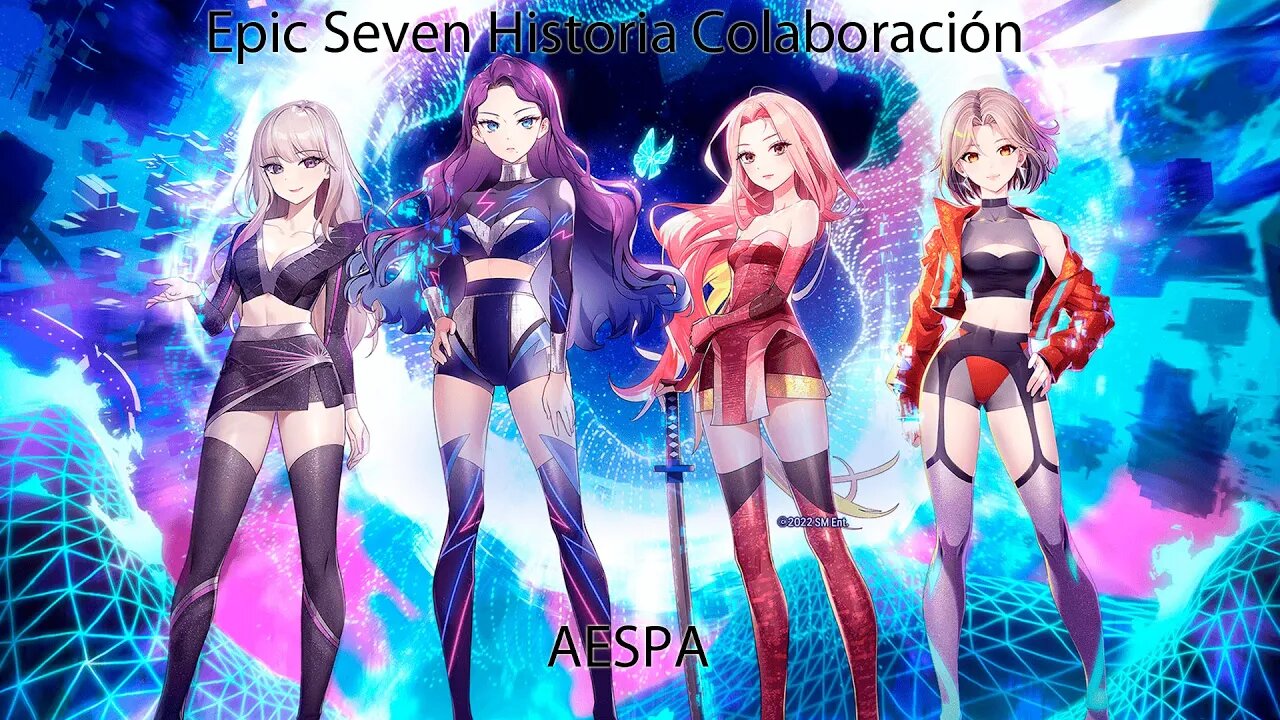 Epic Seven Historia Colaboración Parte 3 Aespa (Sin gameplay)