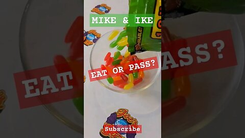 Mike & Ike Candy 🍬 😋 Eat or Pass? 🍭 #sweets #candy #youtubeshorts #shorts #viral #trending #trend