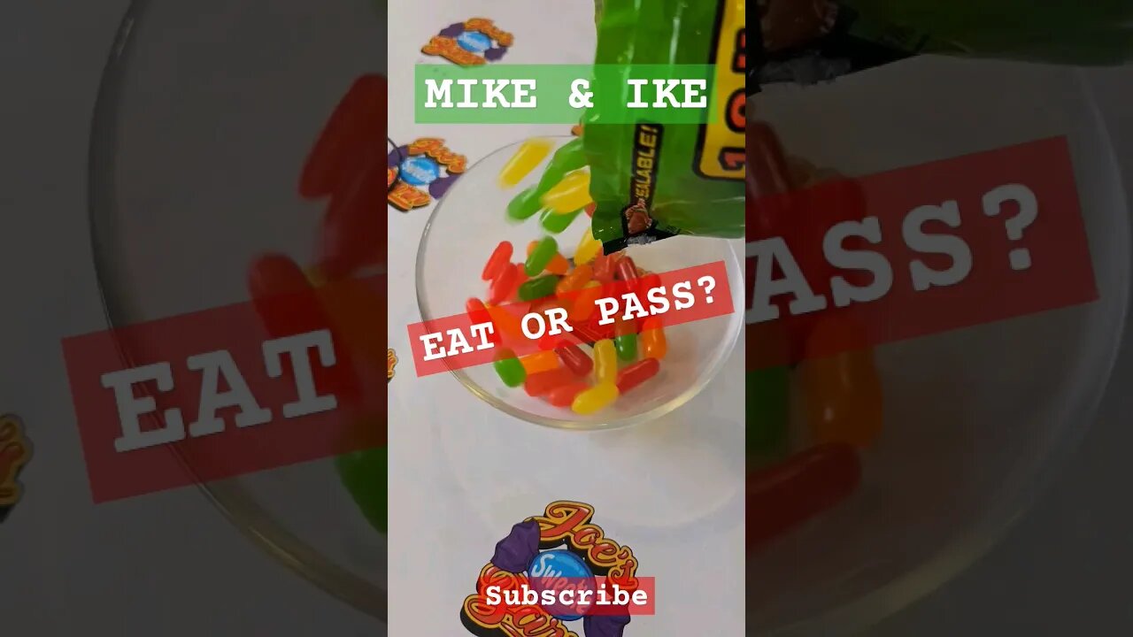 Mike & Ike Candy 🍬 😋 Eat or Pass? 🍭 #sweets #candy #youtubeshorts #shorts #viral #trending #trend