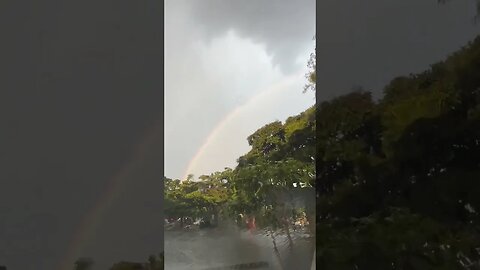 ARCO ÍRIS APÓS A FORTE CHUVA EM BRASÍLIA!!