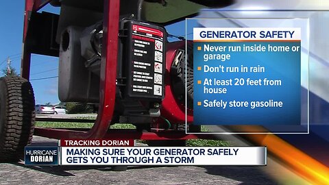 How to use a generator safely