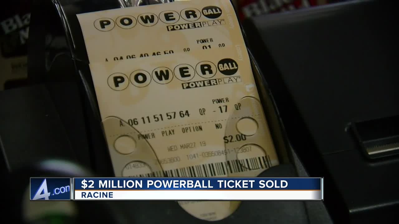 A $2 million lottery ticket sold at a Racine gas station has yet to be claimed