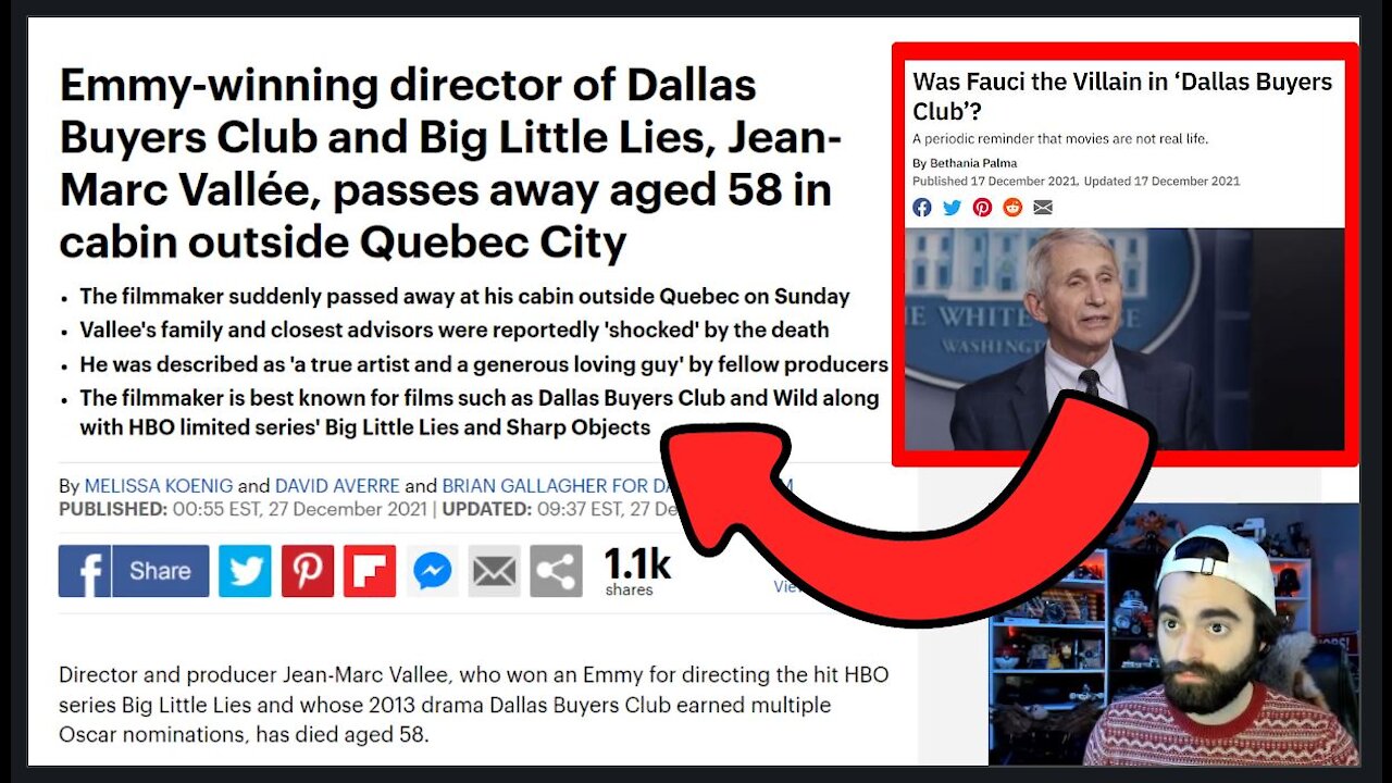 Sudden Death | Dallas Buyers Club Director Found Dead, Fauci Meme Creates Controversy