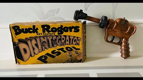 Buck Rogers XZ-38 Disintegrator Pistol because Toy Ray Guns sat atop cool mountain 🔫