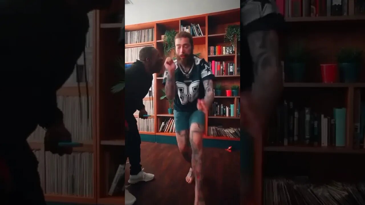 Post Malone does NYC Drill dance “Sturdy”‼️😮
