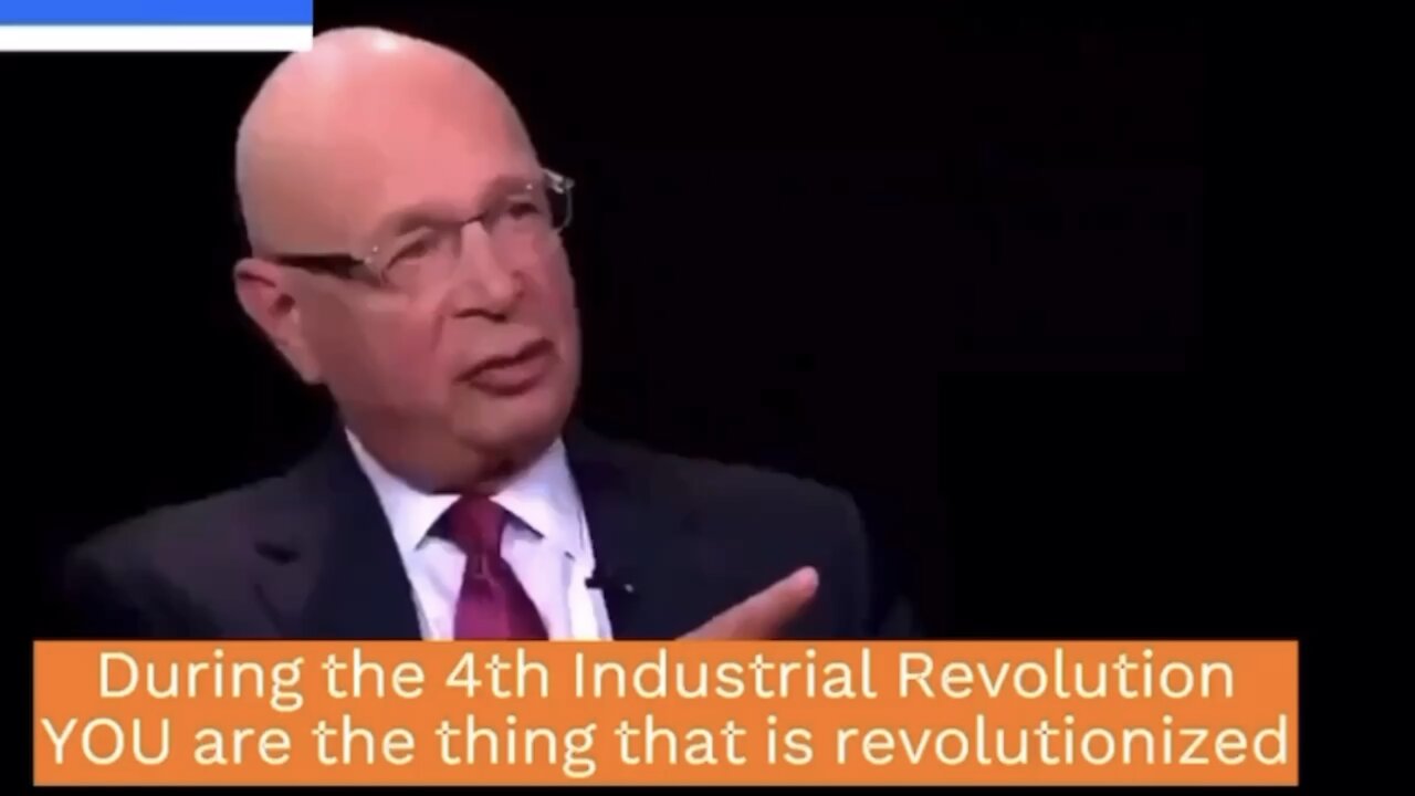 Klaus Schwab: “The difference of this 4th Industrial Revolution…It’s you who are changed.”