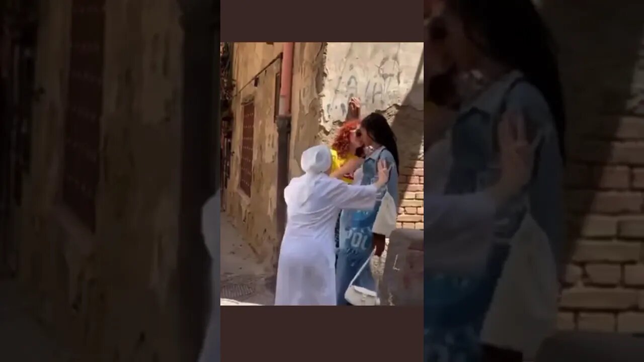 Kissing Women photo shoot STOPPED BY NUN!!!