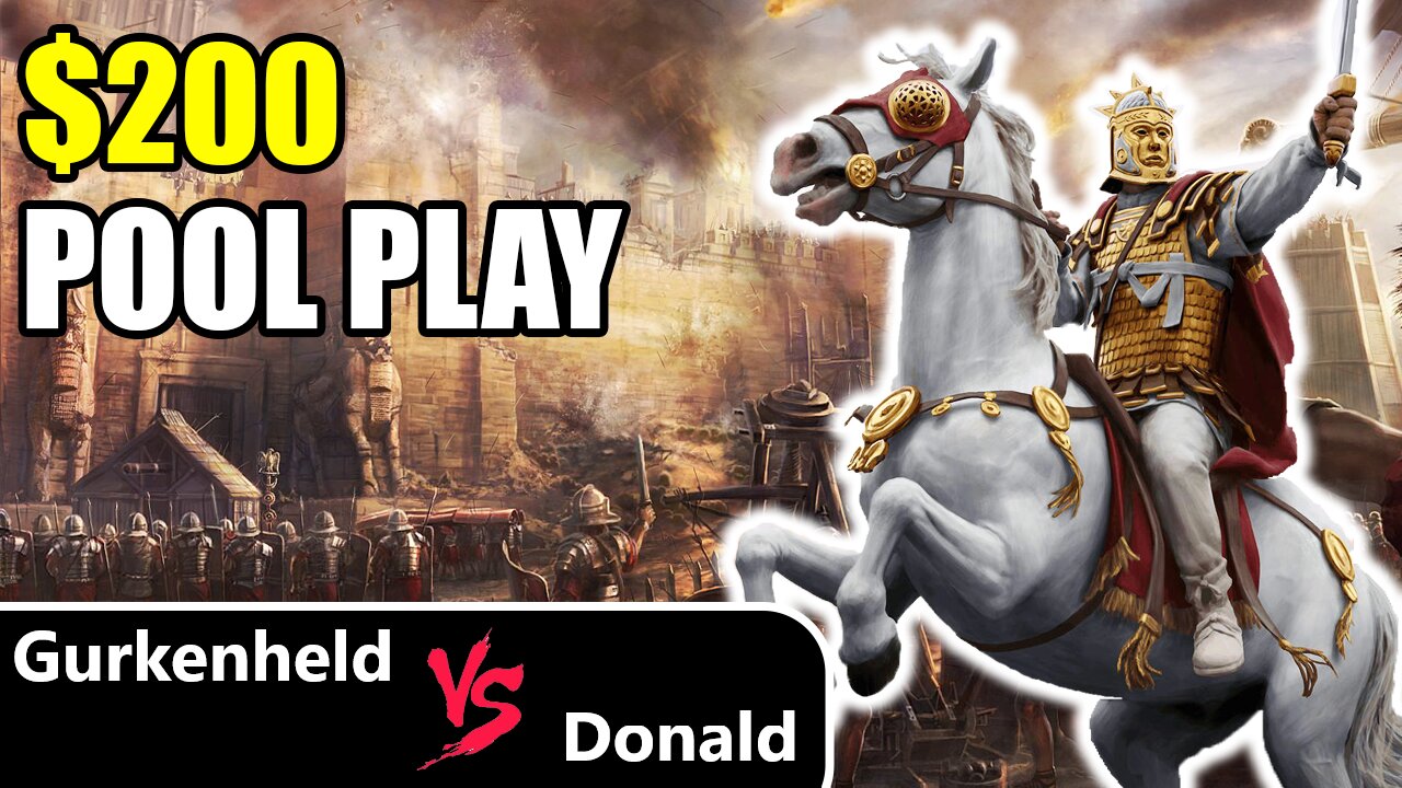 Rome 2 Total War Pool Match - Donald vs Gurkenheld