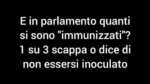 Il siero sperimentale va bene per i sudditi ma non per i politici