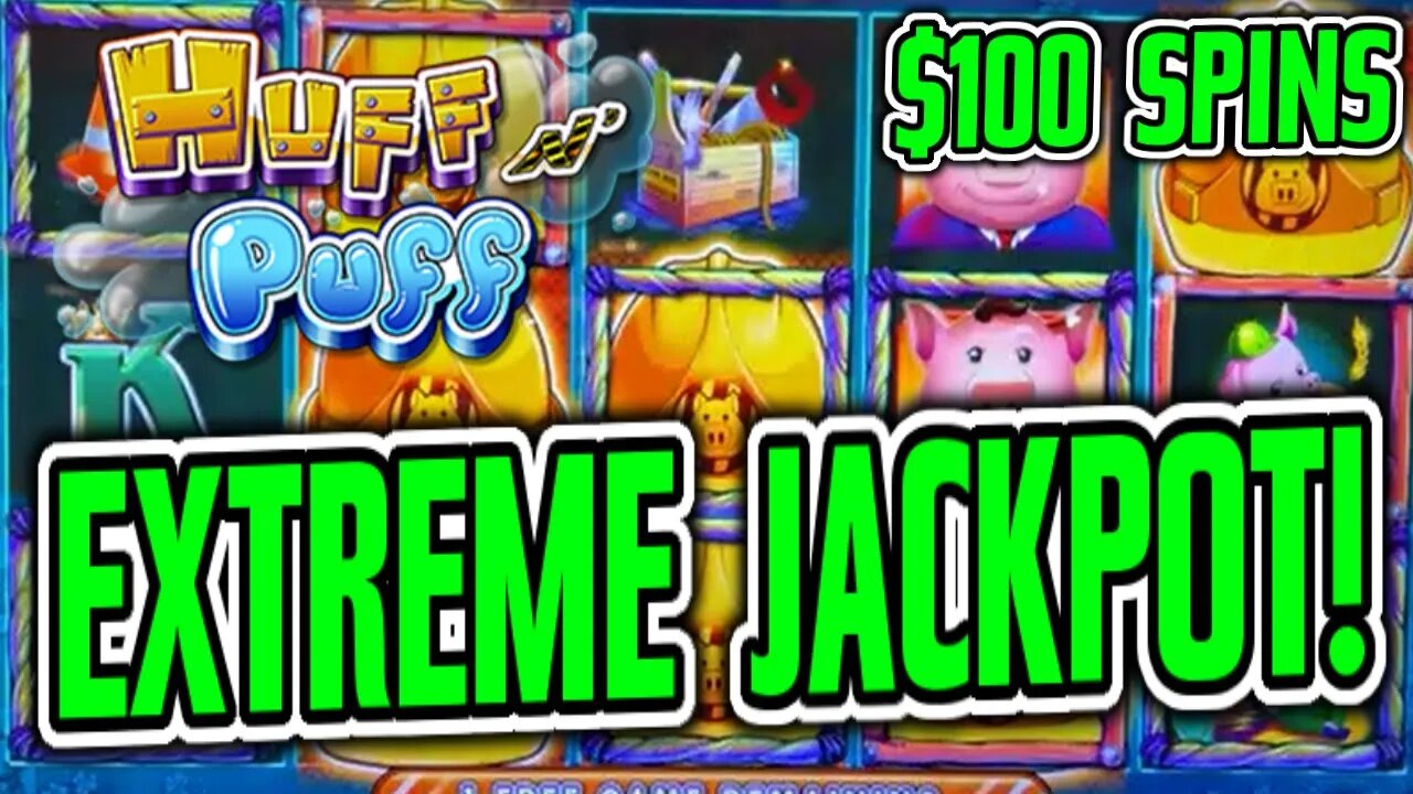Witness the Massive Huff n' Puff Jackpot!