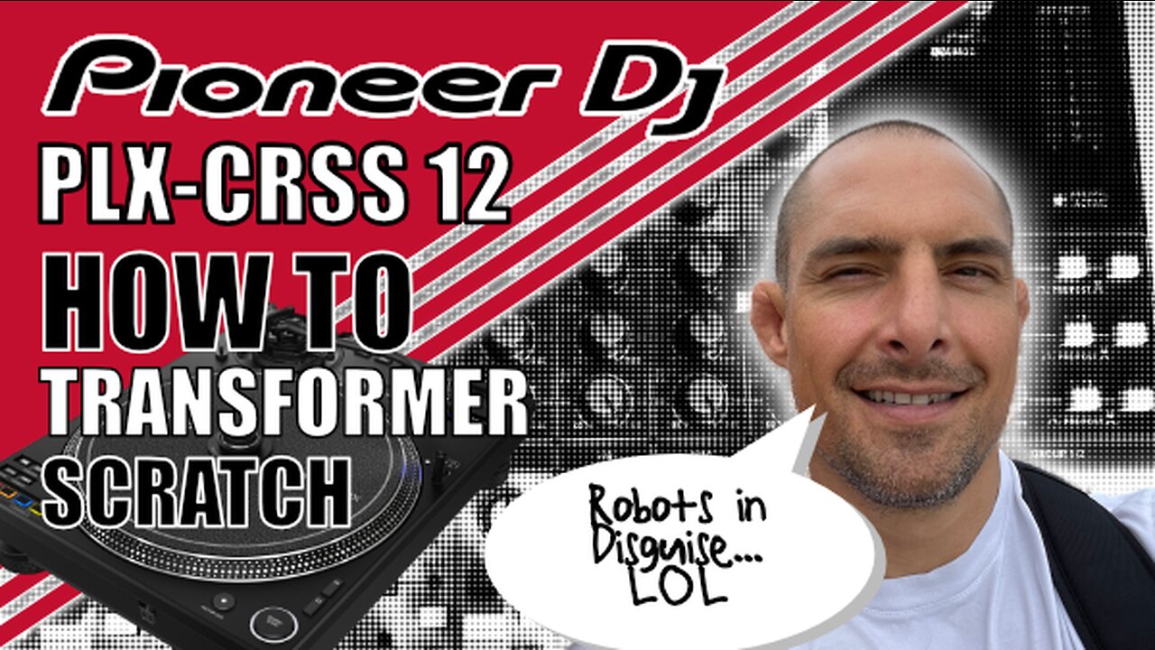 DJ Benji shows the transformer scratch on the pioneer PLX CRSS12