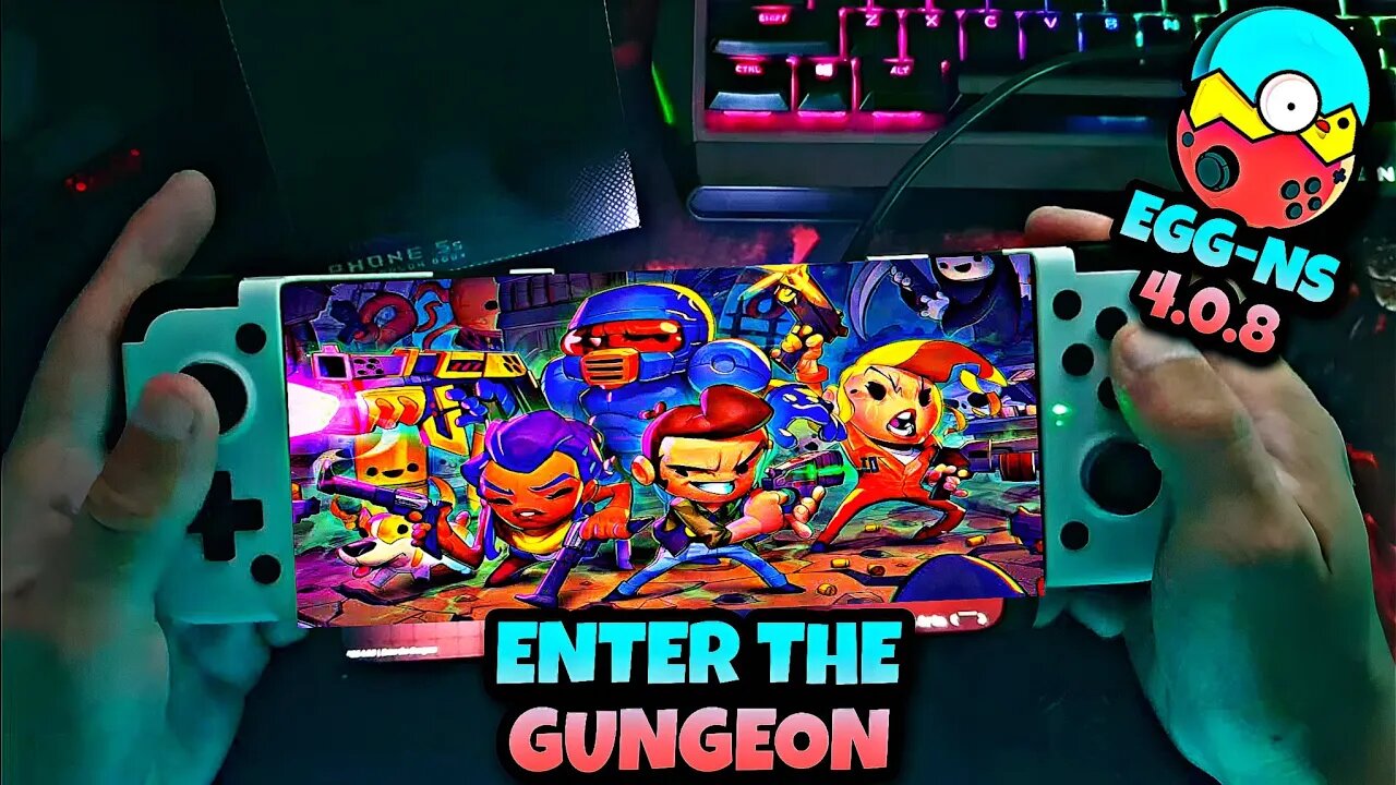 ENTER THE GUNGEON - Game Play no Egg NS emulator Switch Android 4.0.8 SD888+/8GB