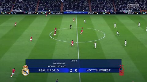 Nottingham Forest S:7 2024-2025 UEFA Champions League Quarterfinal Leg 1 @ Real Madrid