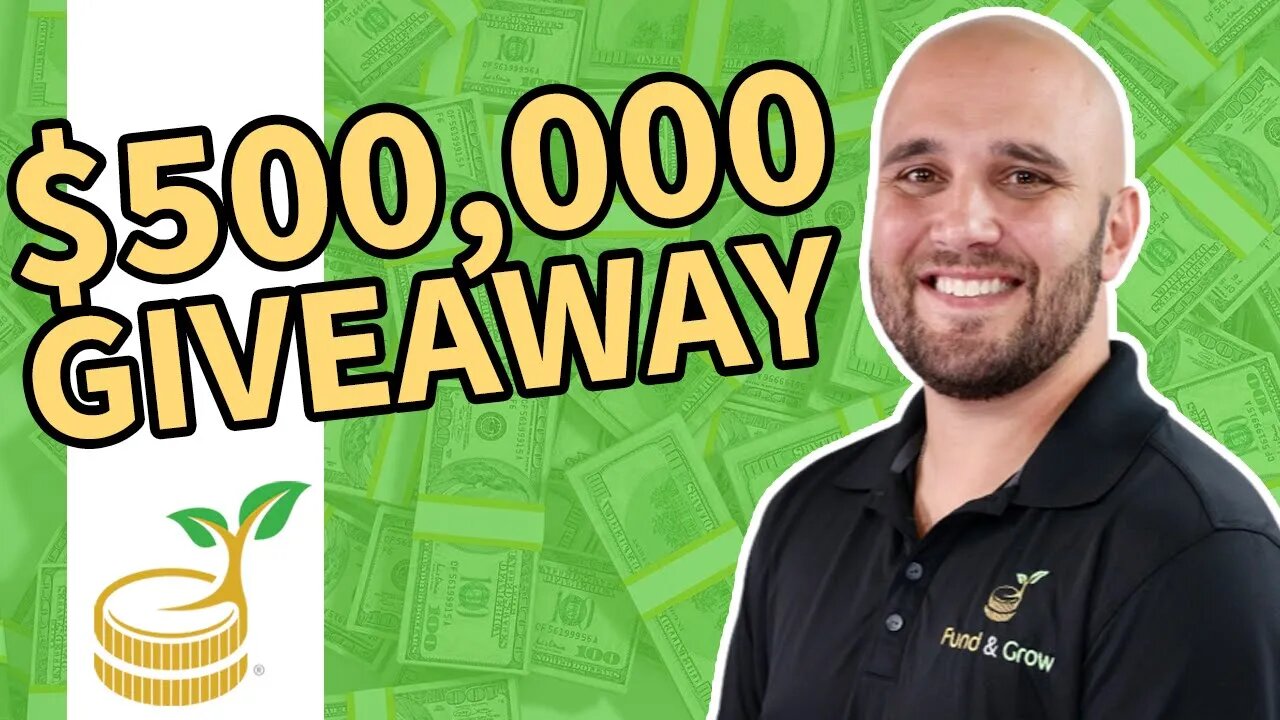 Enter to Win 2 FREE Giveaways Worth $500,000 | Fund&Grow