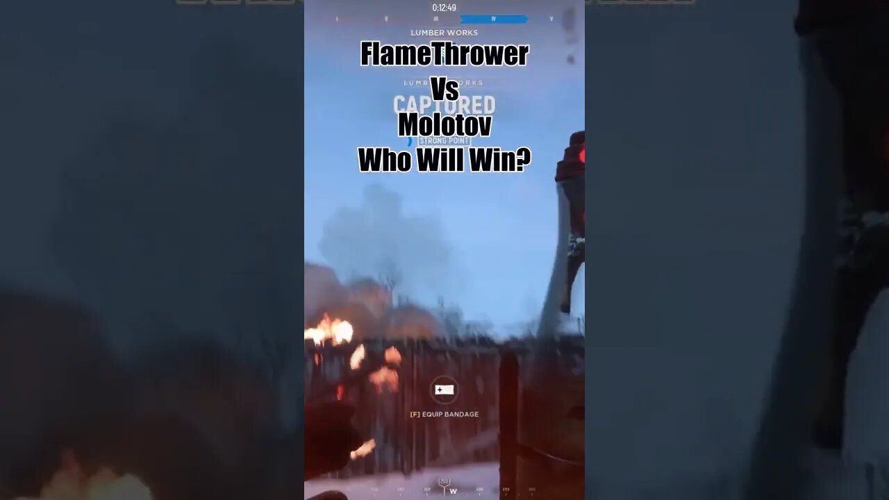 Molotov Vs FlameThrower Who Wins? - Hell Let Loose Gameplay