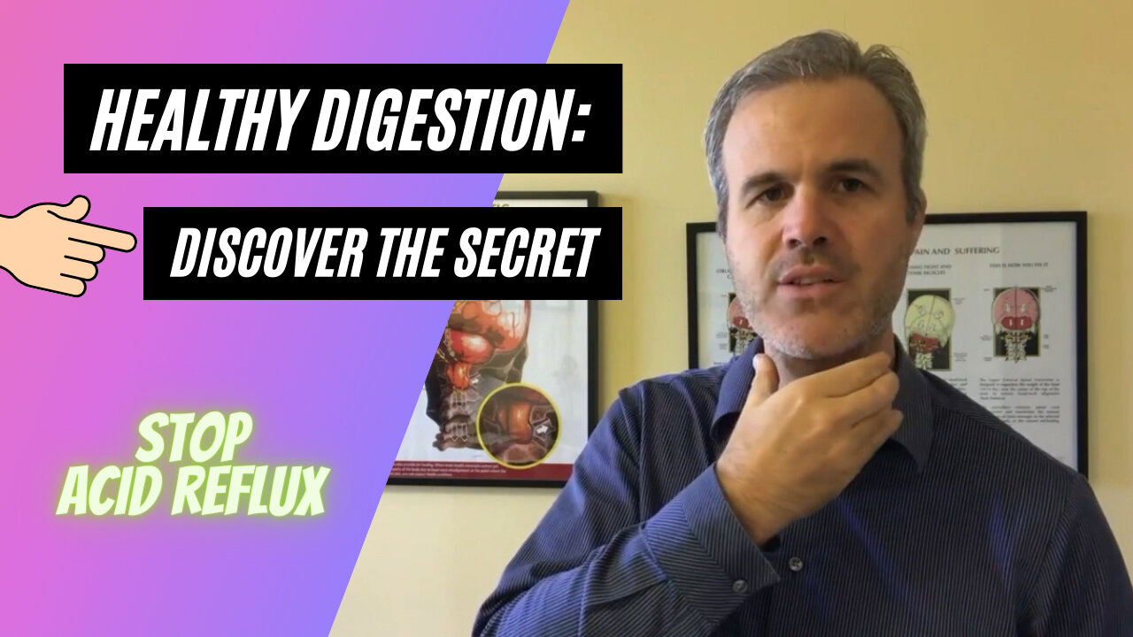 Stop Acid Reflux !!! Digestion Process in Human Body and spine connection - A MUST WATCH !!!