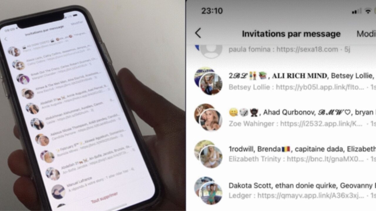 Voici le «hack» pour bloquer les liens douteux dans les messages groupés sur Instagram