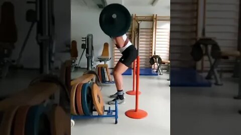 Isak Žvegelj Back Squad 60 kg, bw95kg