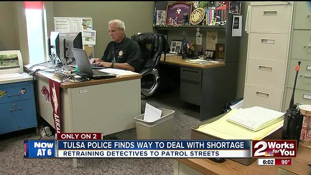 Tulsa Police finds way to deal with shortage