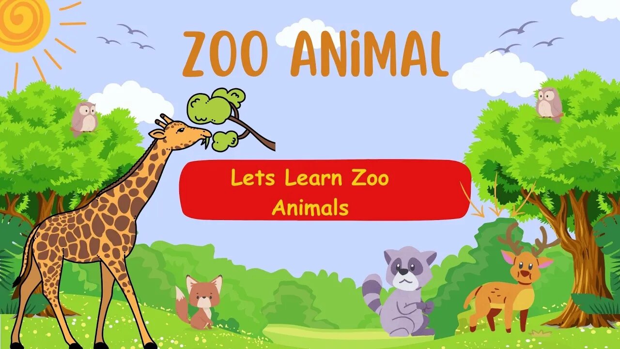 Zoo Animals Name and Sound Kids Animals #animals #zooanimals #animalsounds