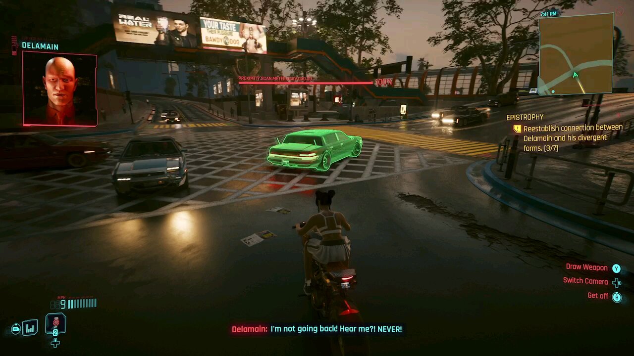 cyberpunk glitched cars glitched