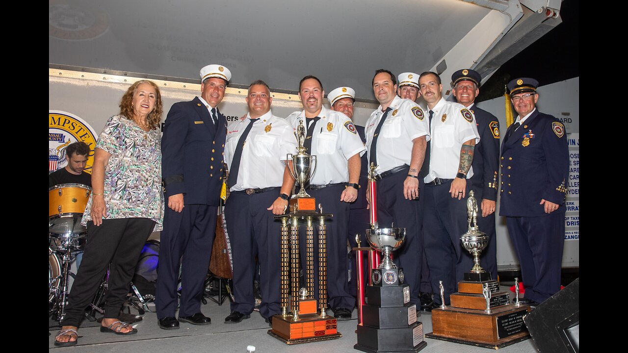 Lynbrook Firefighters Take First Place in Battalion Parade