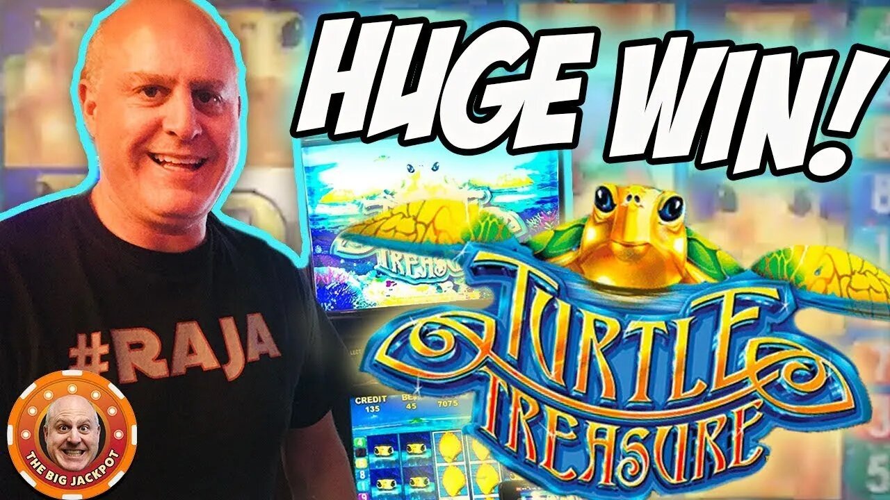 😱INSANE WIN! 😱 ONE OF MY BIGGEST TURTLE TREASURE JACKPOT$ EVER! 🐢