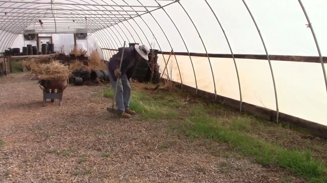 Working On The Greenhouse