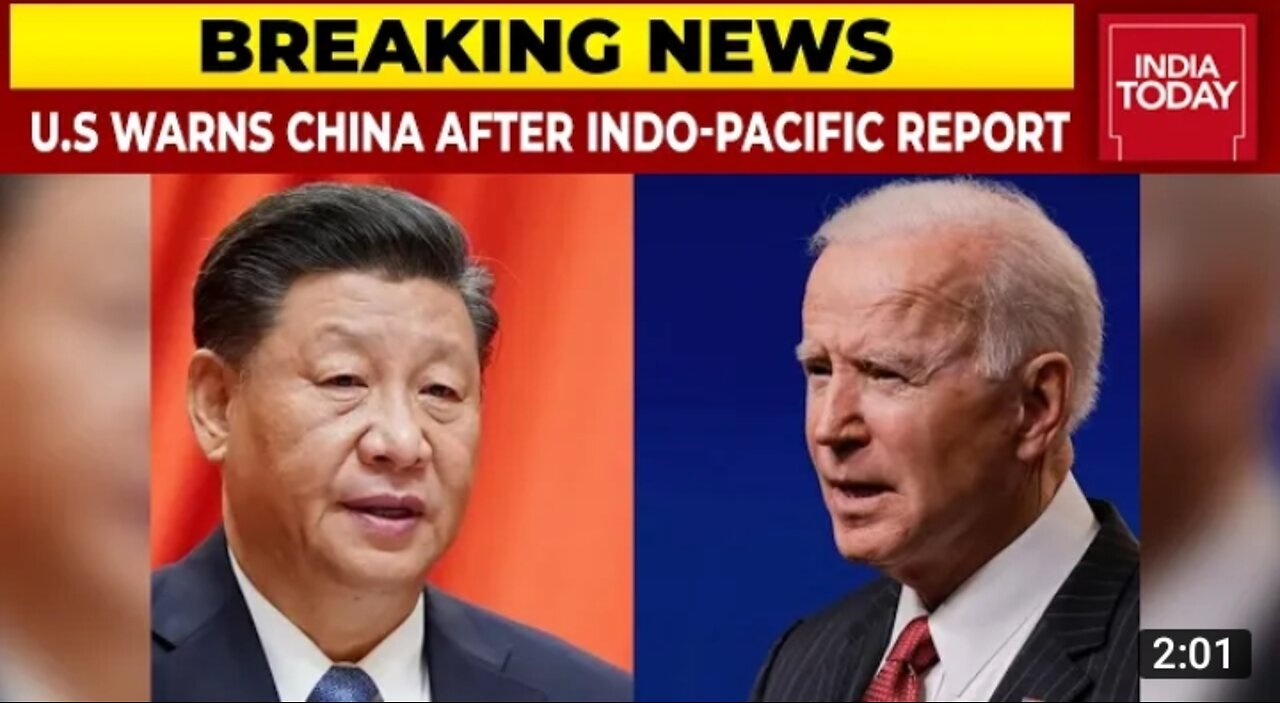 US Tears China After Indo-Pacific Report | Breaking News | India Today Duratio