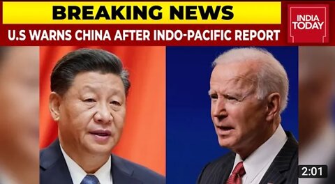 US Tears China After Indo-Pacific Report | Breaking News | India Today Duratio