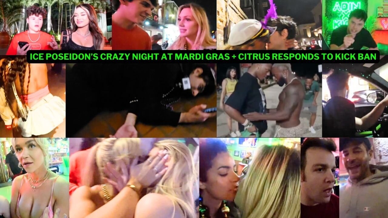 ICE POSEIDON'S CRAZY NIGHT AT MARDI GRAS + CITRUS FIRESBACK AT KICK BAN ! #iceposeidon #citrus