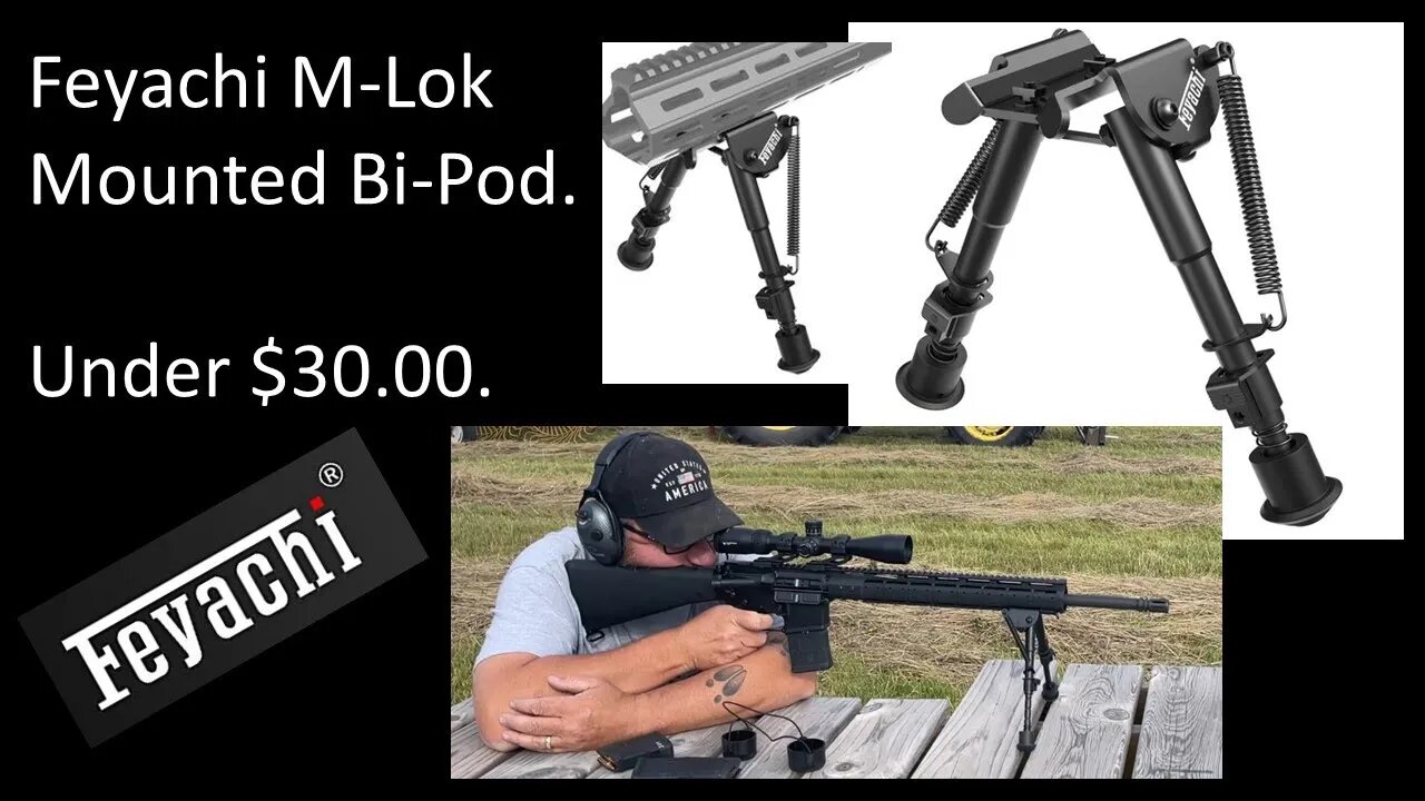 Feyachi B13 Mlok Bipod 6-9 Inch Lightweight Rilfe Bipod