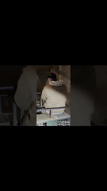 Riding a Handcar Through Underground Tunnels from WW2! #shorts