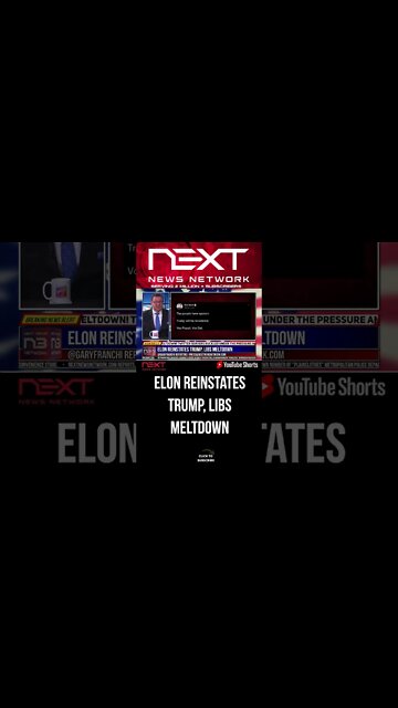 Elon Reinstates Trump, Libs MELTDOWN #shorts