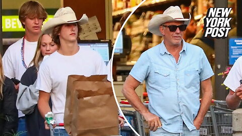 Newly single Kevin Costner reunites with his kids in Aspen amid bitter divorce