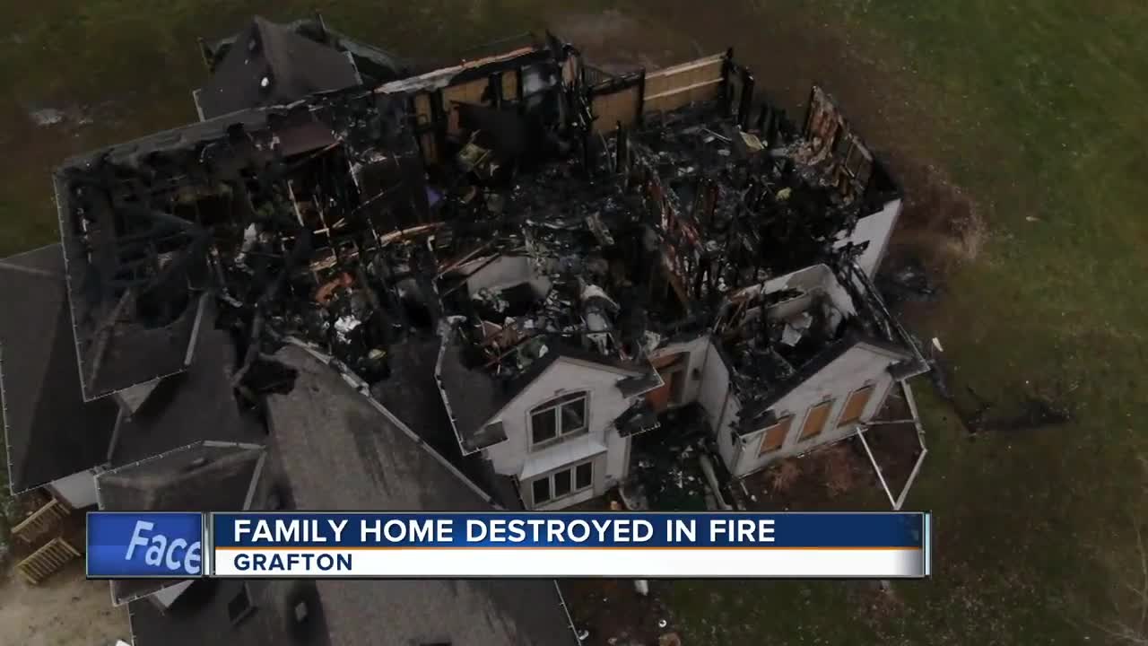 Fire hydrants far from Grafton home that was destroyed by fire Wednesday