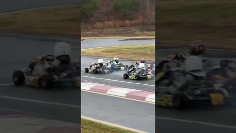 Starting P1 for gokart race. Coming out front!