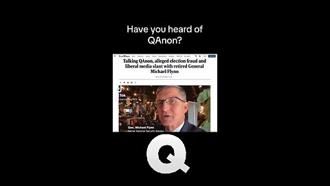 It’s Q, not QAnon and Flynn is deep state