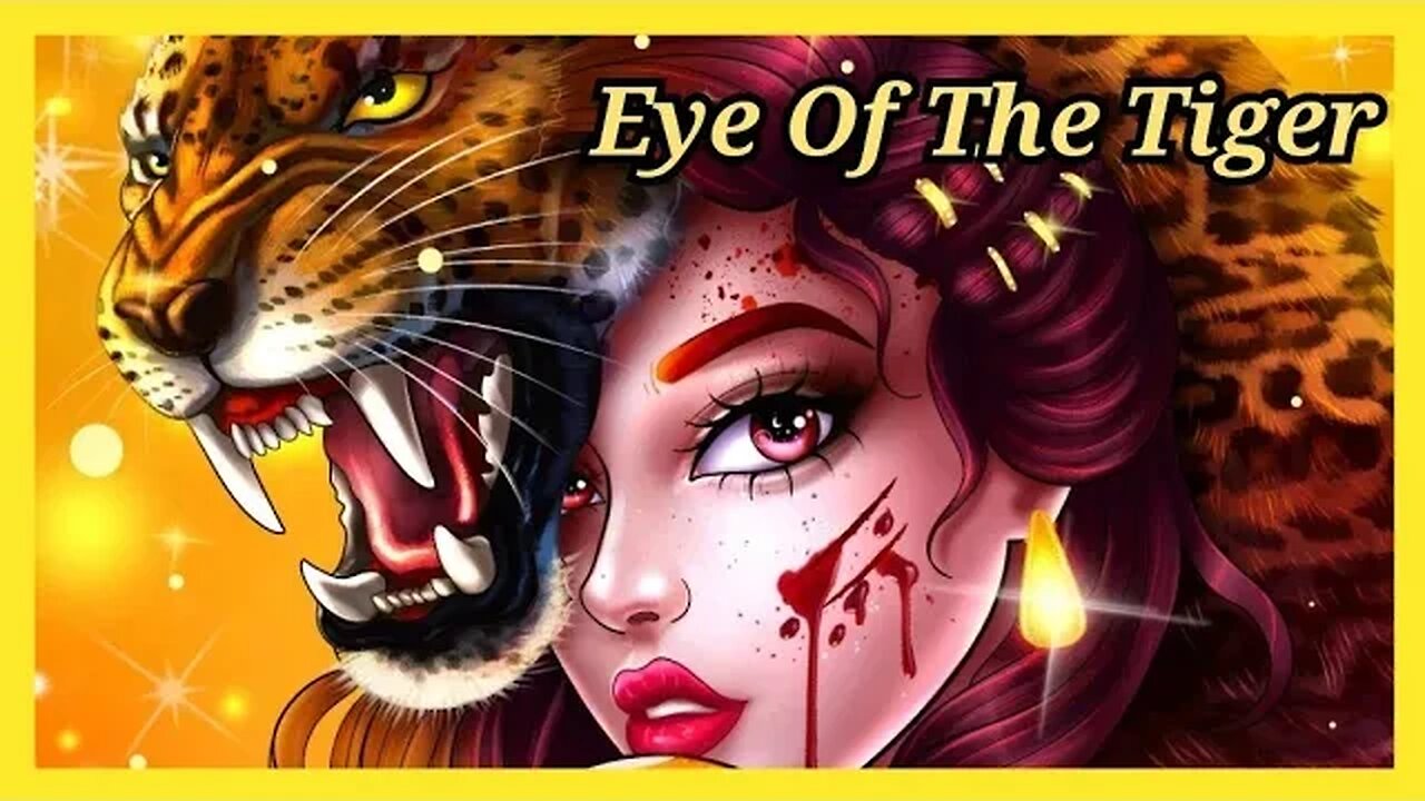 Eye Of The Tiger #Videopuzzle #Video #Puzzle #jigsaw #Anime #Animation #Cute Eye of the Tiger