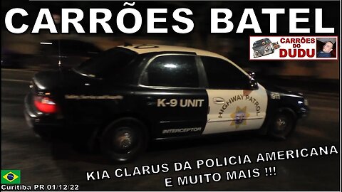 Kia Clarus da Policia americana Carrões Batel 01/12/22 Carrões Dudu Curitiba BRASIL Brazilian cars