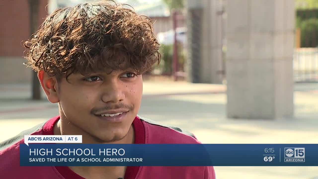 Student performed CPR on teacher and saved her life