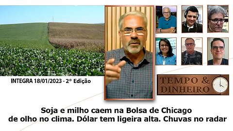 Soja e milho caem na Bolsa de Chicago de olho no clima. Dólar tem ligeira alta. Chuvas no radar