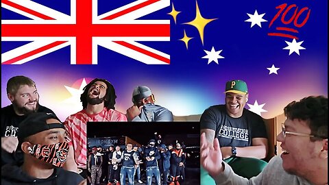 AMERICANS REACT TO AUSTRALIAN RAP DRILL | Ft. ONEFOUR