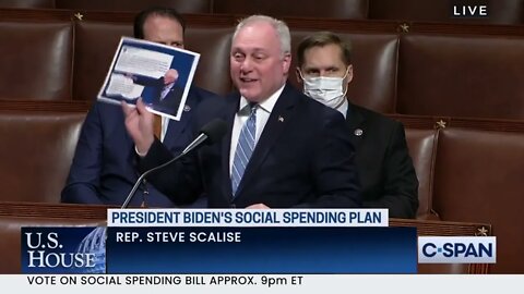 Steve Scalise Destroys Democrats' Insane Liberal Spending Bill on the House Floor