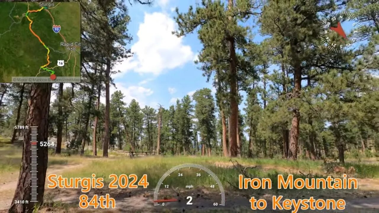 Sturgis 2024 Iron Mountain to Keystone Motorcycle Ride