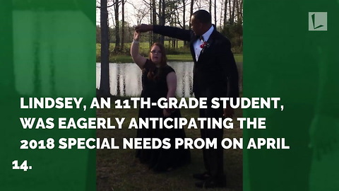 Special Needs Student Has Priceless Reaction When NFL Player Shows Up at Door Before Prom